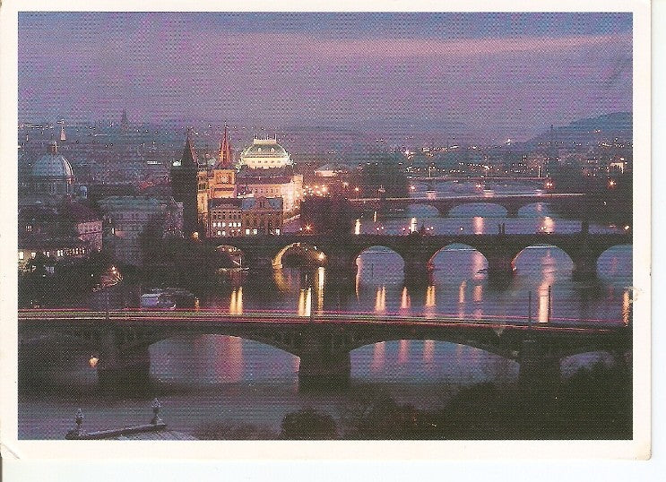 Postal 022558 : Prague - Les ponts de Prague