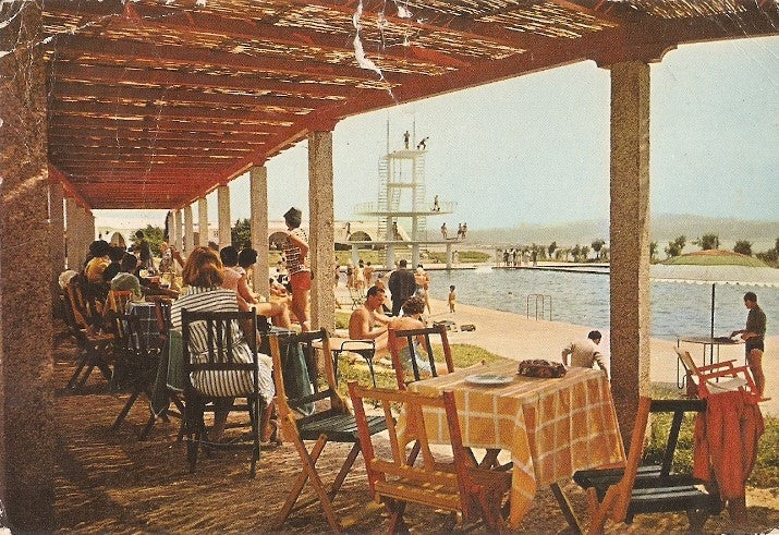 Postal 022565 : La Toja, Pergola y piscina