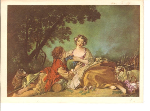 Postal 022587 : La Mussette - F. Boucher