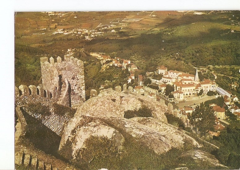 Postal 022606 : Castelo dos Mouros e Vista parcial, Sintra (Portugal)