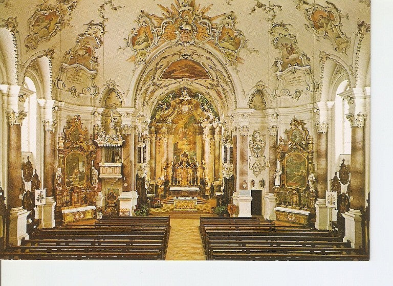 Postal 022628 : Pfarrkirche St. Andreas, Nesselwang im Ostallgäu