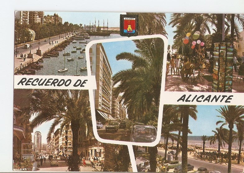 Postal 022696 : Explanada de España y Puerto, Alicante