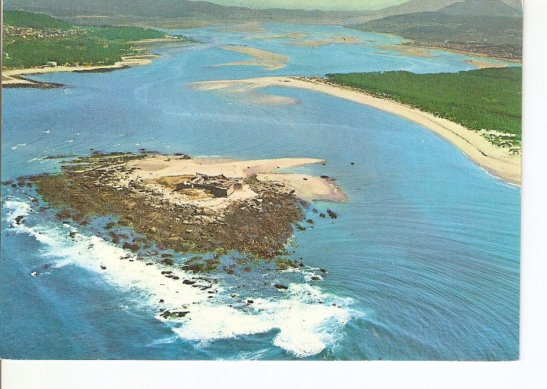 Postal 022719 : Rdesembocadura Rio  Miño, La Guardia (Pontevedra)