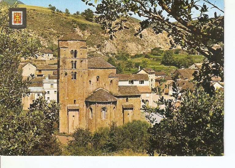 Postal 022728 : Monasterio de Santa Cruz de los Seros, Pirineo Aragones (Huesca)