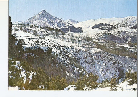 Postal 022747 : Valle de Benasque-Pirineo Aragones, Pista de Cerler y Picos Cerler y Gallinero