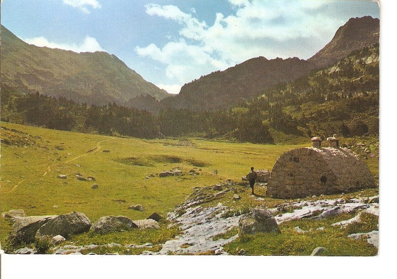 Postal 022749 : Piano superior ruta Refugio de la Renclusa, Benasque - Pirineo Aragones