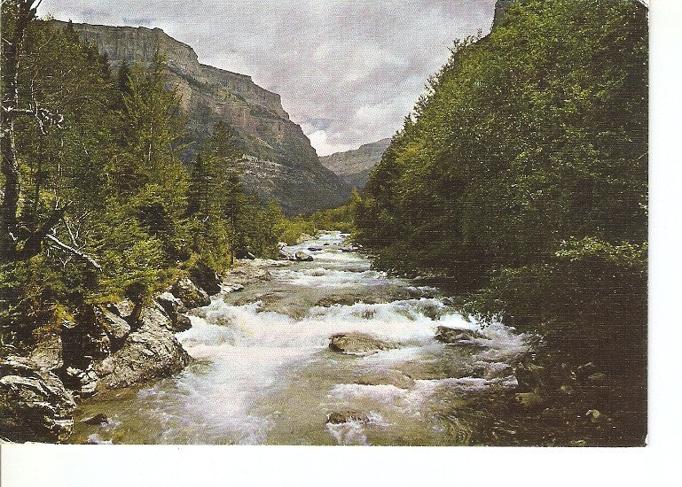 Postal 022752 : Rio Arazas , Parque Nacional de Ordesa (Pirineo Aragones)
