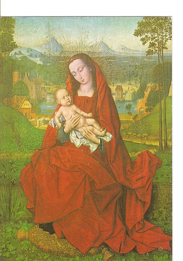 Postal 022824 : La Virgen con el Niño, S.XV, Catedral de Burgos