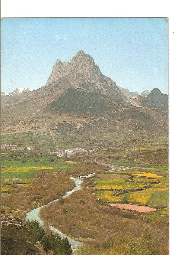 Postal 022827 : Valle de Tena, Rio Gallego y La foratata, Pirineo Aragones (Huesca)