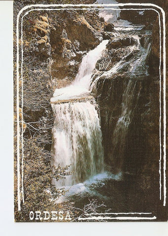 Postal 022831 : Cascada en el Rio Arazas, Parque Nacional de Ordesa (huesca)
