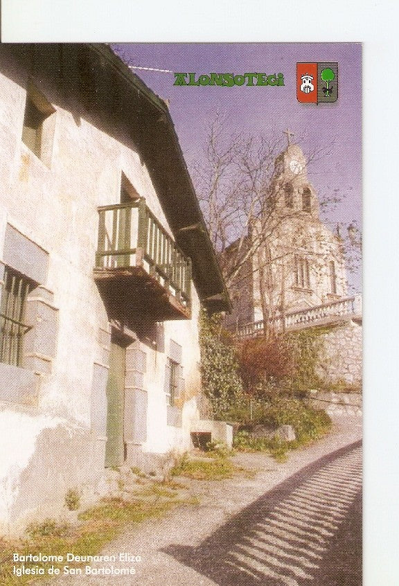 Postal 022833 : Iglesia de San Bartolome