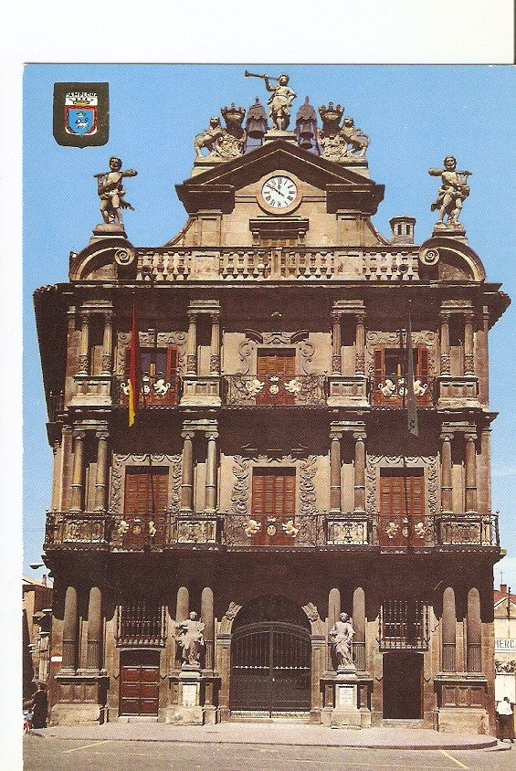 Postal 022853 : Ayuntamiento, Hotel de Ville (Pamplona)