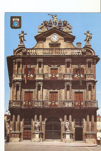 Postal 022853 : Ayuntamiento, Hotel de Ville (Pamplona)