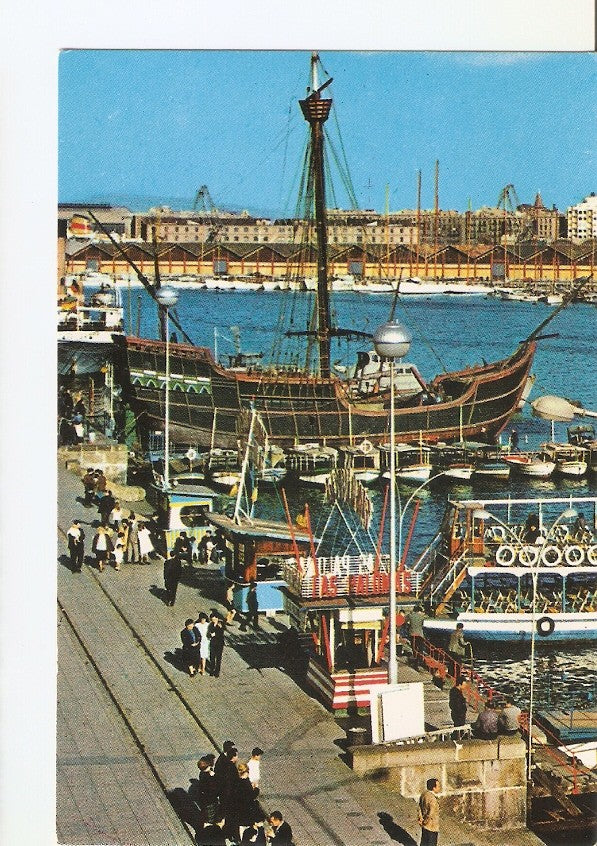 Postal 022859 : El puerto Barcelona