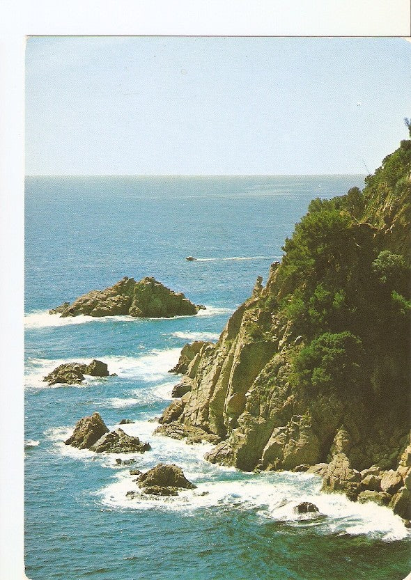 Postal 022862 : Vista de la costa, Blanes (Costa brava)
