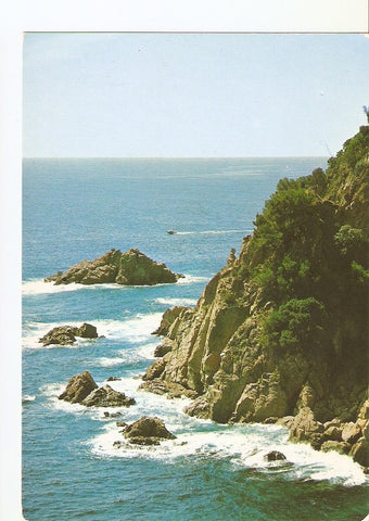 Postal 022862 : Vista de la costa, Blanes (Costa brava)