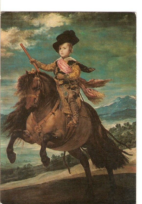 Postal 022869 : El Principe Baltasar Carlos a Caballo, Velazquez