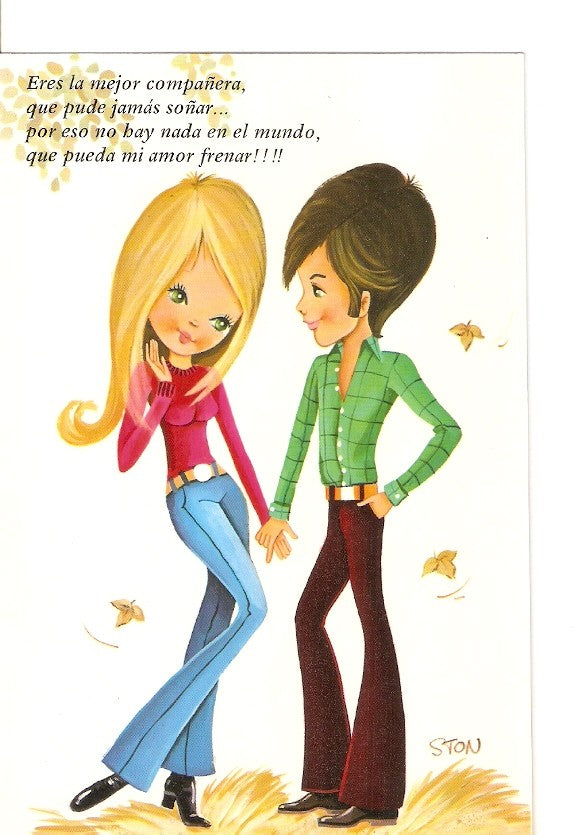 Postal 022875 : Postal amor pareja