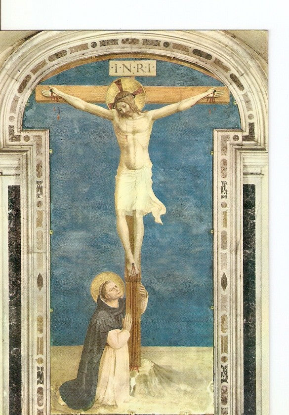 Postal 022886 : The Crucifix and S. Dominique kneeling, Firenze - Museo S. Marco
