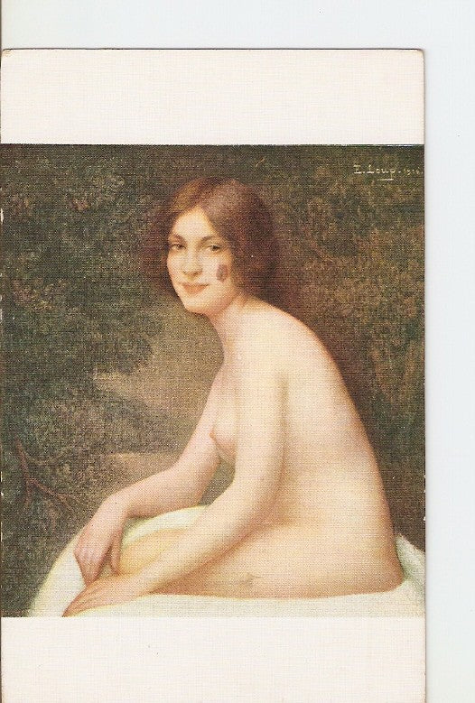 Postal 022892 : Pintura. A Study nude, Eugene Loup