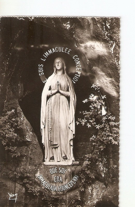Postal 022895 : La Vierge de la Grotte, Lourdes
