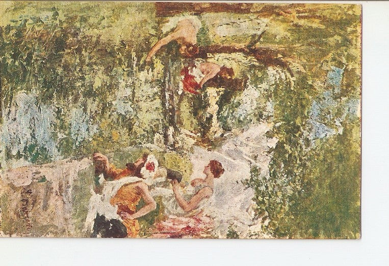 Postal 022898 : L. Bazzaro - Bagnanti