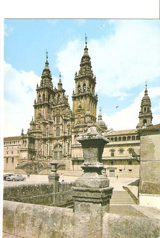 Postal 022914 : Catedral: Fachada del Obradoiro, Santiago de Compostela