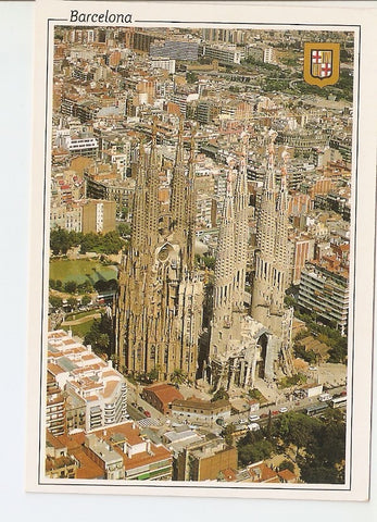 Postal 022925 : La Sagrada Familia, Barcelona