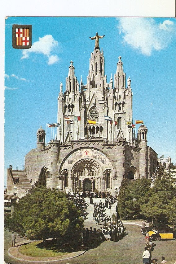 Postal 022932 : Templo Expiatorio. Tibidabo, Barcelona