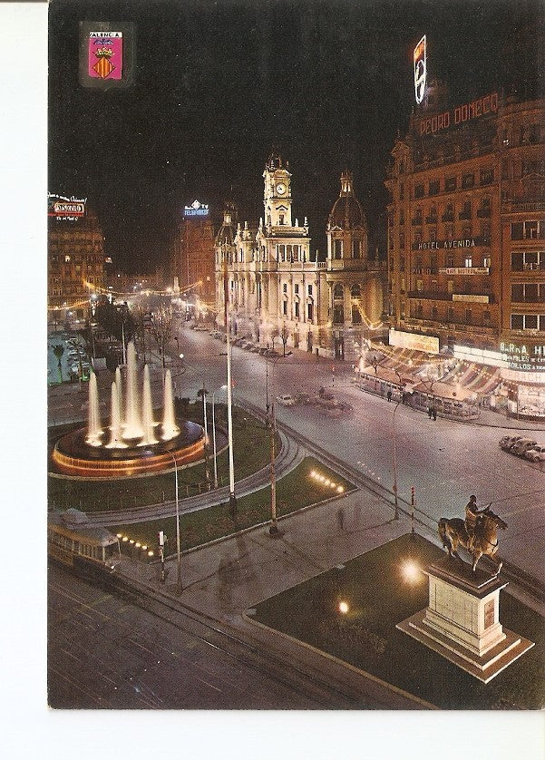 Postal 022940 : Plaza del Caudillo, Valencia