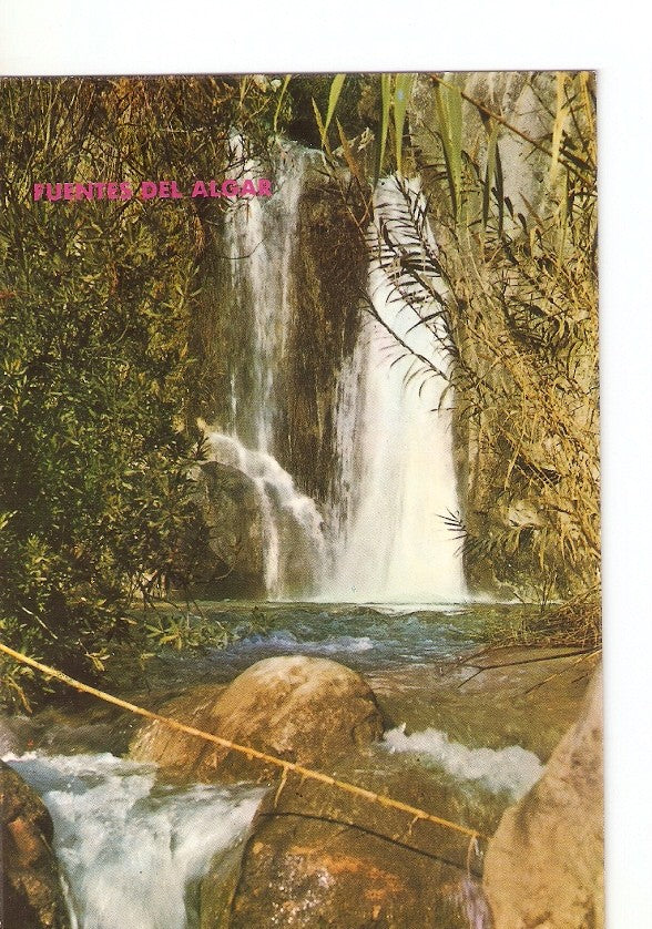 Postal 022966 : Rio Algar - Cascada, Callosa de Ensarria (Alicante), nº13