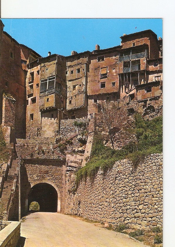 Postal 022978 : Monumento Nacional, vista del tunel, Albarracin (Teruel), nº4