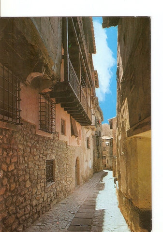 Postal 022987 : Calle Portal de Molina y balcones tipicos, Albarracin (Teruel), nº 26