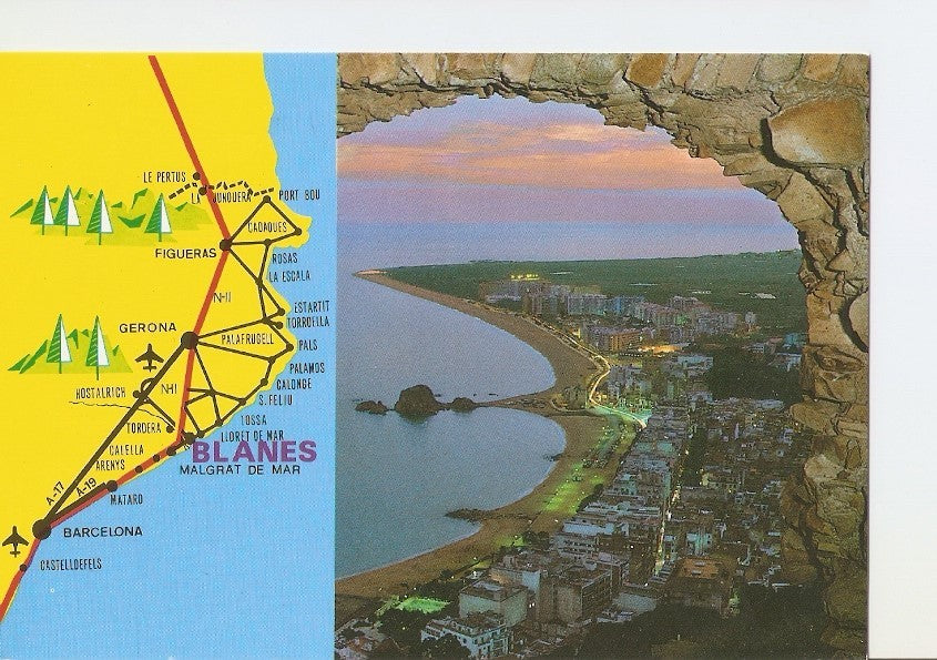Postal 023020 : Blanes, Costa Brava, nº180