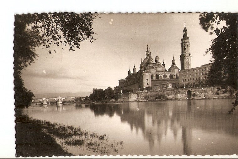 Postal 023069 : Basilica de ntra. Sra. Del Pilar y rio Ebro, Zaragoza
