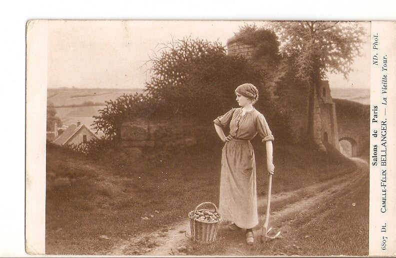 Postal 023075 : Salons de Paris, Camille-Felix Bellanger. La Vieille Tour