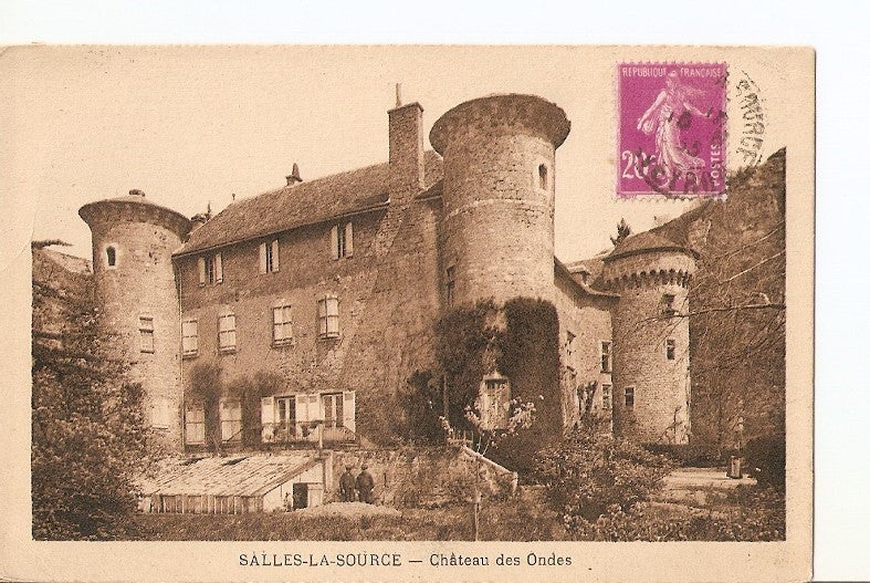 Postal 023077 : Salles-La-Source - Château des Ondes