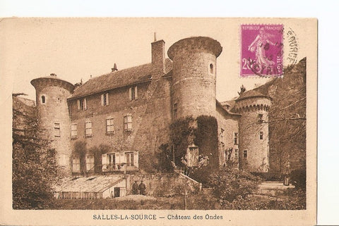 Postal 023077 : Salles-La-Source - Château des Ondes