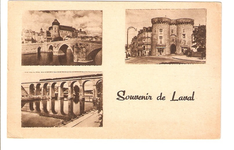 Postal 023082 : Souvenir de Laval