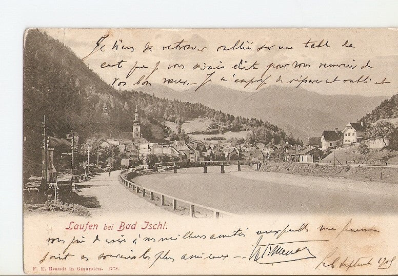 Postal 023093 : Laufen bei Bad Jschl.