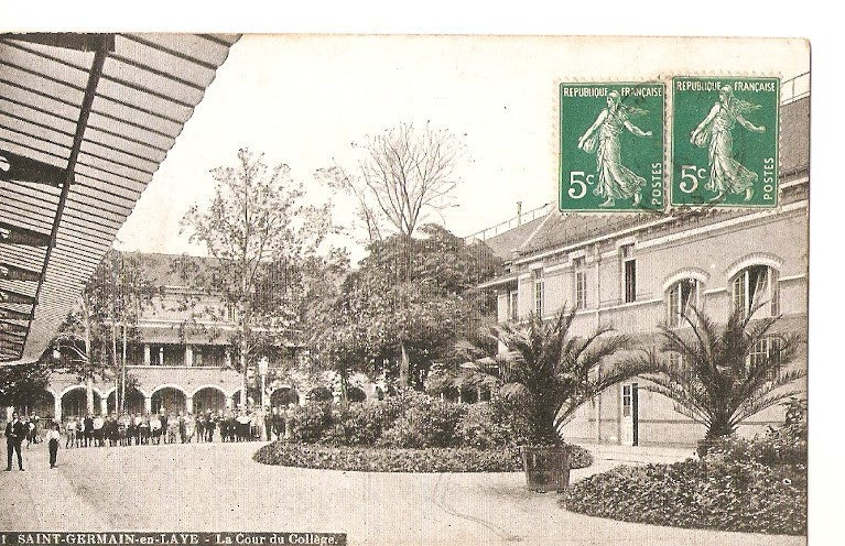 Postal 023095 : Saint-Germain-en-Laye, La Cour du College