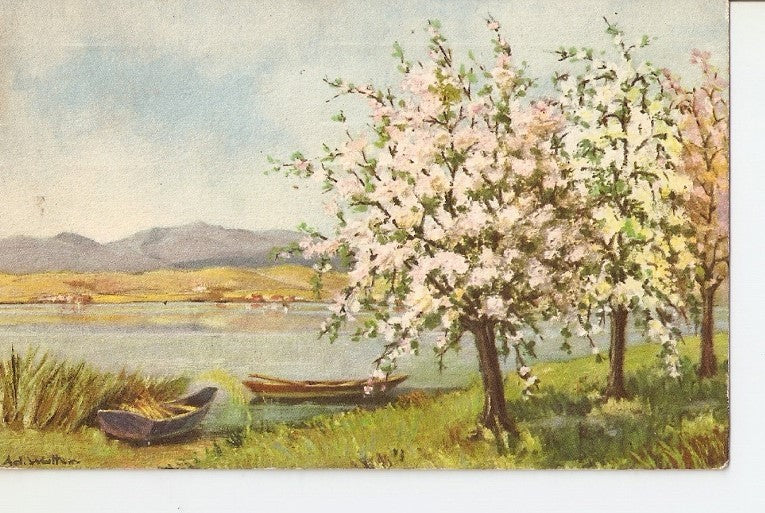 Postal 023103 : Pintura paisaje