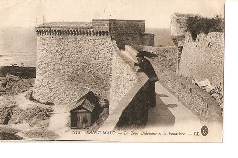 Postal 023154 : Saint Mlo - La Tour Bidouane el la Poudriere