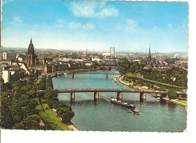 Postal 023179 : Frankfurt, Mainpartie mit Dom