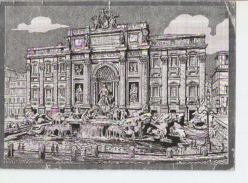 Postal 023187 : Roma, Fontana di Trevi