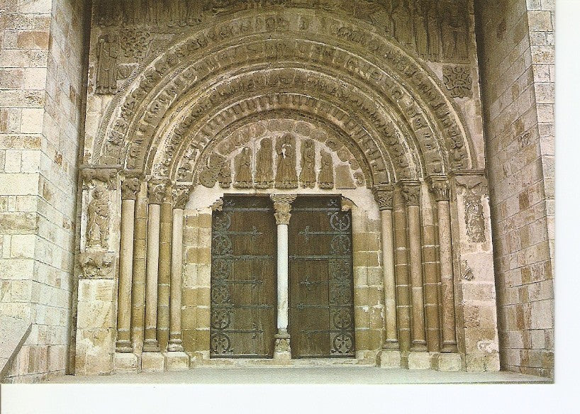 Postal 023198 : Monasterio de Leyre (Navarro), portico s. XI-XII, nº6