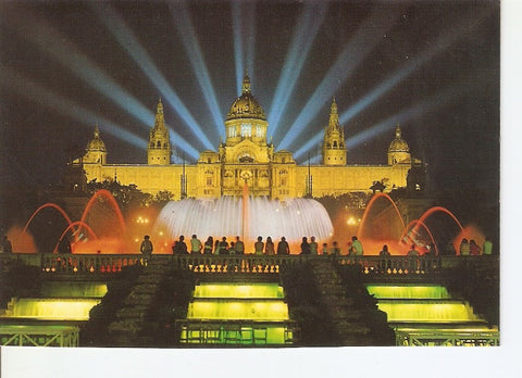Postal 023213 : Palacio Nacional - Barcelona