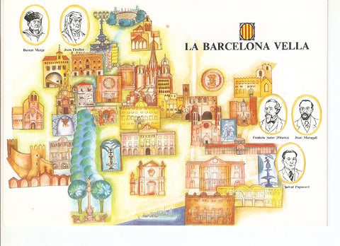Postal 023237 : La Barcelona Vella