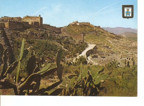 Postal 023255 : Imagenes Escudo de Oro, Primerca coleccion de Castillos y Fortalezas, nº21 Sagunto (Valencia)