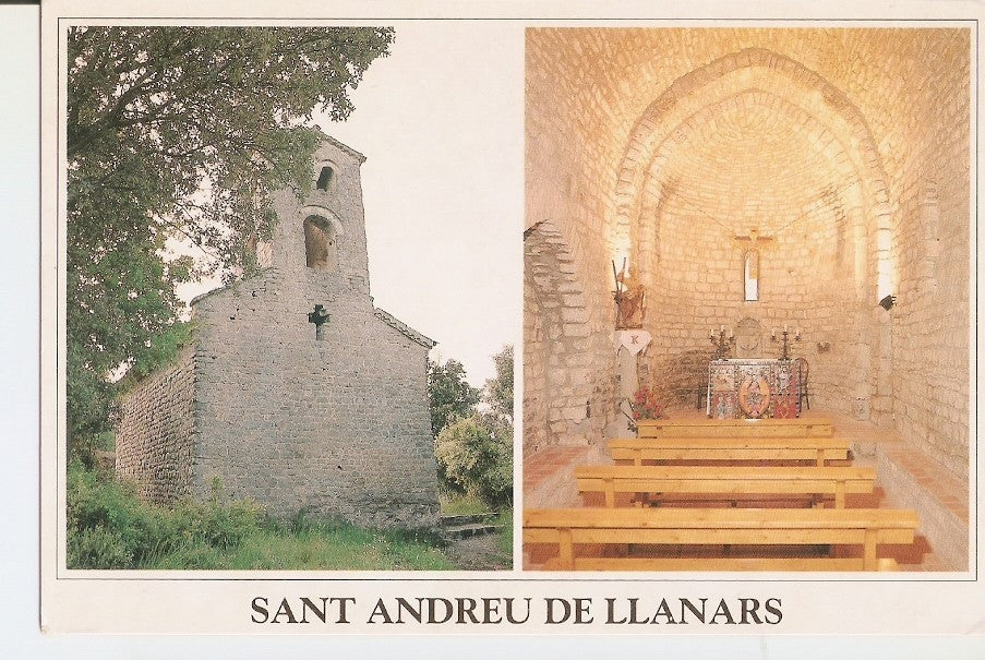 Postal 023286 : Sant Andreu de Llanars, esglesia romànica del segle XI